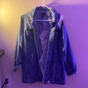Woman’s Fashion Nova jean jacket size L
